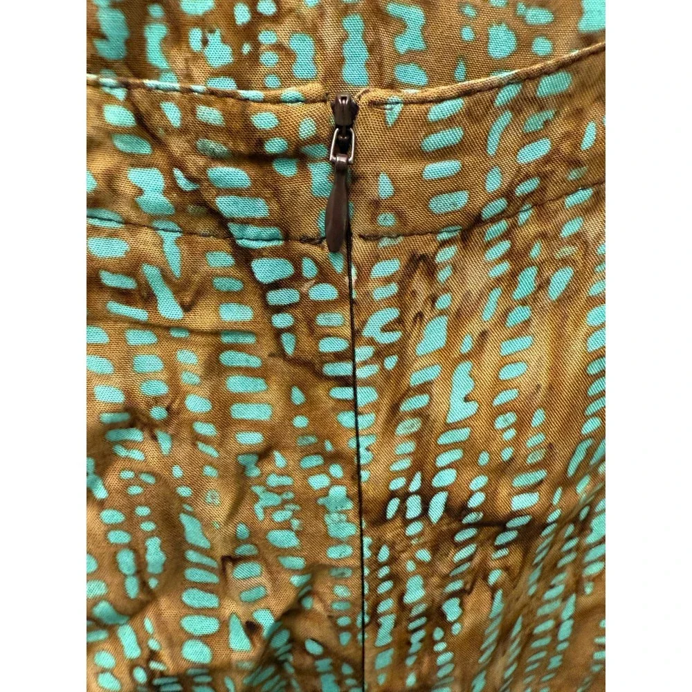 Bali Batik Hand-Painted Sundress Size Small –‎ Artisan Resort Wear Summer Dress - Picture 6 of 10